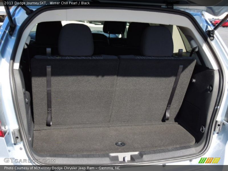Winter Chill Pearl / Black 2013 Dodge Journey SXT