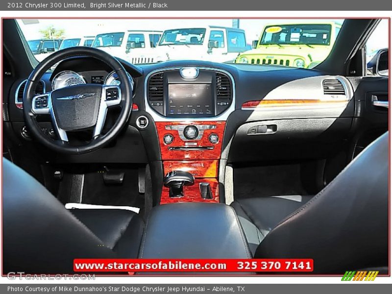 Bright Silver Metallic / Black 2012 Chrysler 300 Limited