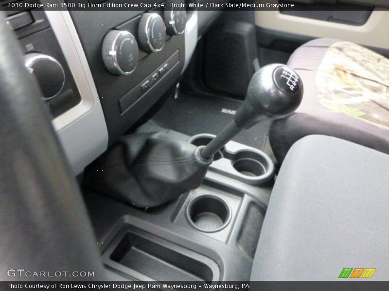 Bright White / Dark Slate/Medium Graystone 2010 Dodge Ram 3500 Big Horn Edition Crew Cab 4x4