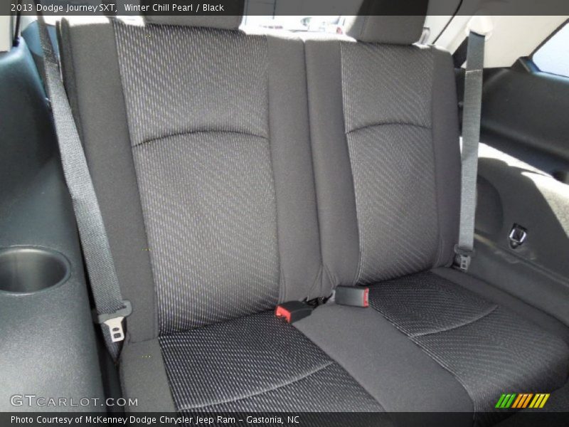 Winter Chill Pearl / Black 2013 Dodge Journey SXT