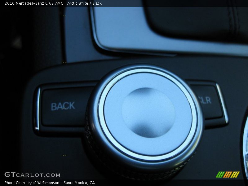 Arctic White / Black 2010 Mercedes-Benz C 63 AMG