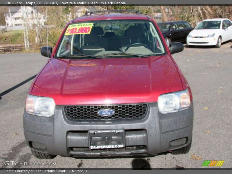 Redfire Metallic / Medium Dark Pebble 2003 Ford Escape XLS V6 4WD