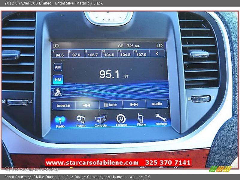 Bright Silver Metallic / Black 2012 Chrysler 300 Limited