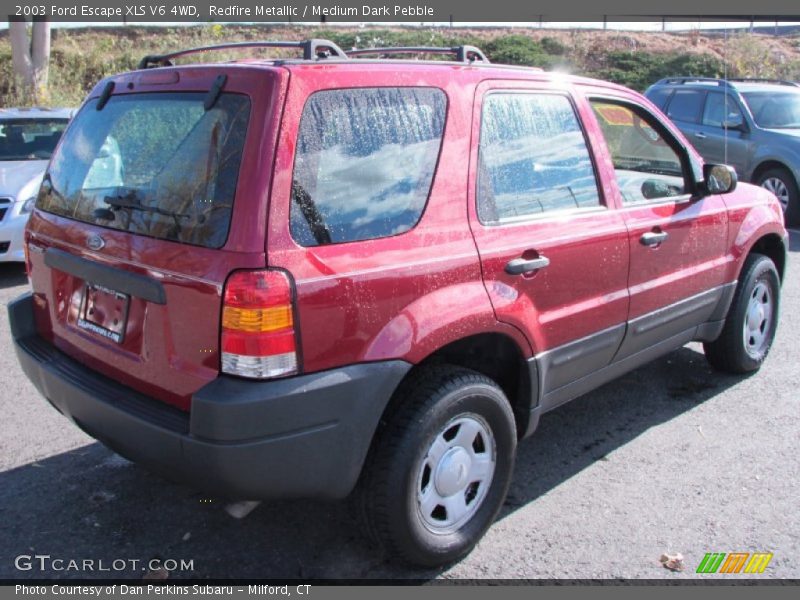 Redfire Metallic / Medium Dark Pebble 2003 Ford Escape XLS V6 4WD
