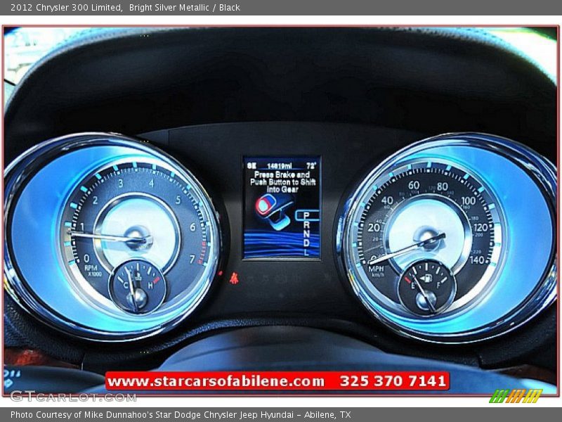 Bright Silver Metallic / Black 2012 Chrysler 300 Limited