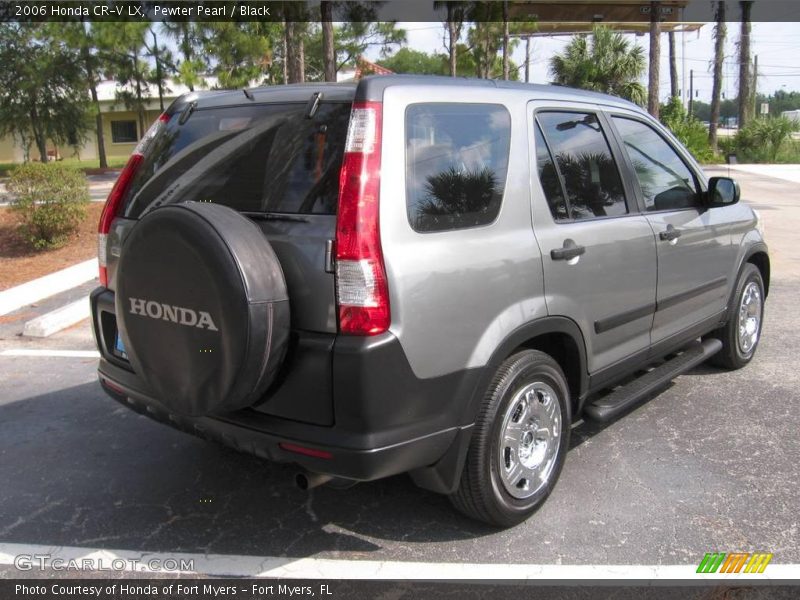 Pewter Pearl / Black 2006 Honda CR-V LX