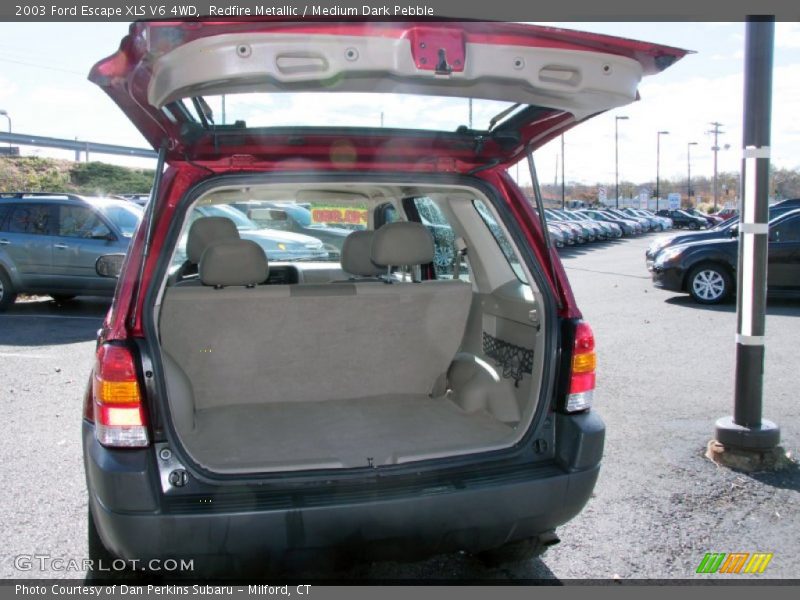 Redfire Metallic / Medium Dark Pebble 2003 Ford Escape XLS V6 4WD