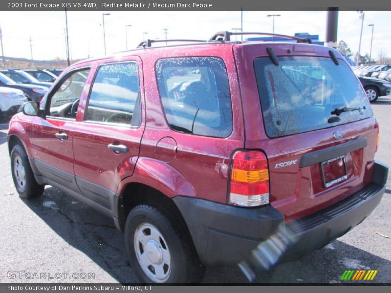 Redfire Metallic / Medium Dark Pebble 2003 Ford Escape XLS V6 4WD