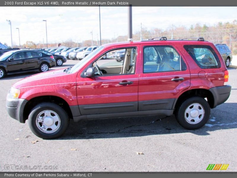 Redfire Metallic / Medium Dark Pebble 2003 Ford Escape XLS V6 4WD