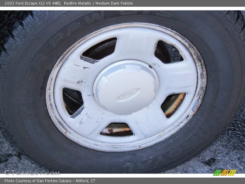 Redfire Metallic / Medium Dark Pebble 2003 Ford Escape XLS V6 4WD