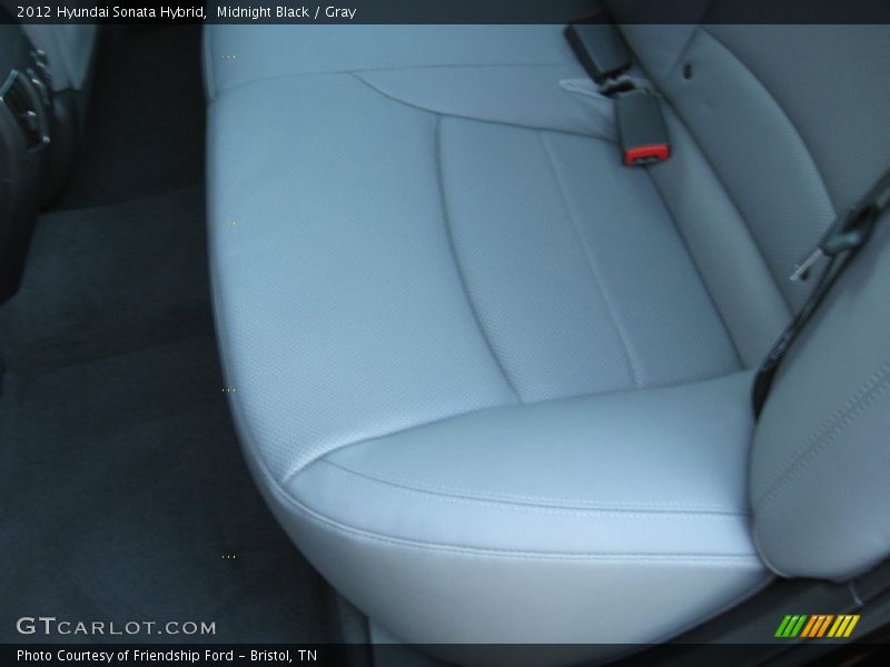 Midnight Black / Gray 2012 Hyundai Sonata Hybrid