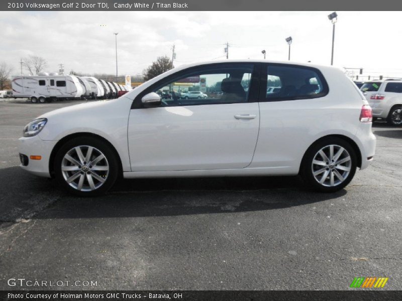 Candy White / Titan Black 2010 Volkswagen Golf 2 Door TDI