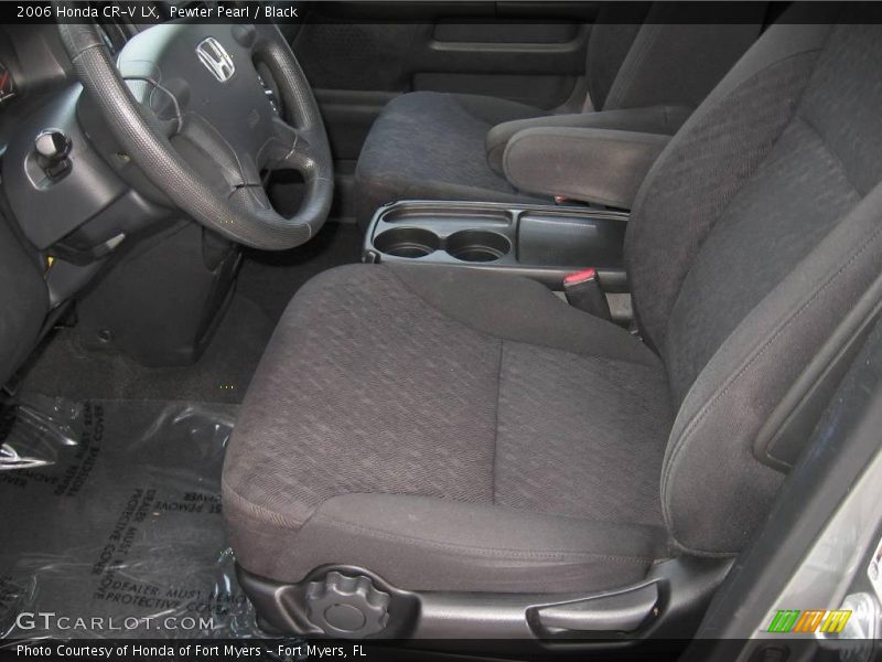 Pewter Pearl / Black 2006 Honda CR-V LX