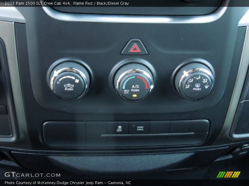 Flame Red / Black/Diesel Gray 2013 Ram 1500 SLT Crew Cab 4x4