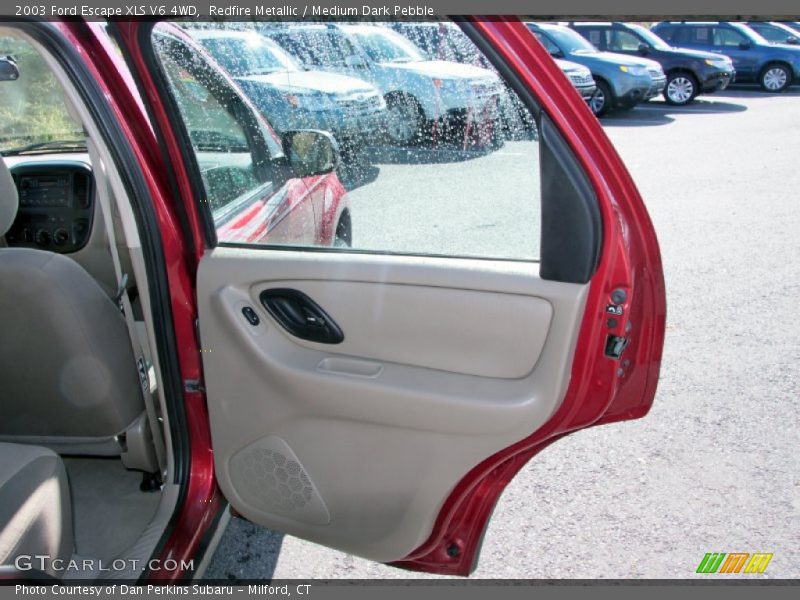 Redfire Metallic / Medium Dark Pebble 2003 Ford Escape XLS V6 4WD