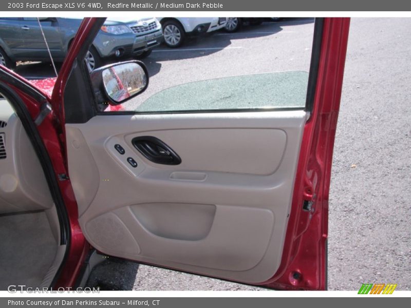 Redfire Metallic / Medium Dark Pebble 2003 Ford Escape XLS V6 4WD