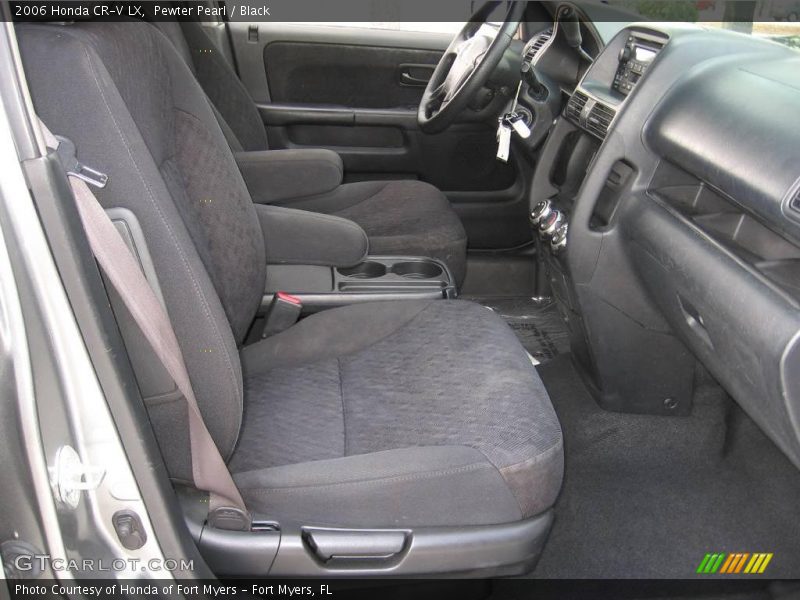 Pewter Pearl / Black 2006 Honda CR-V LX