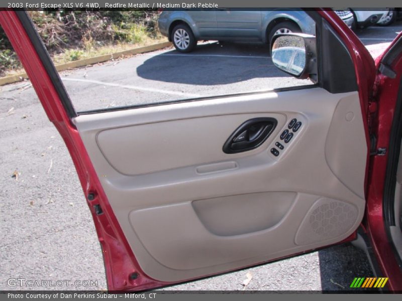Redfire Metallic / Medium Dark Pebble 2003 Ford Escape XLS V6 4WD