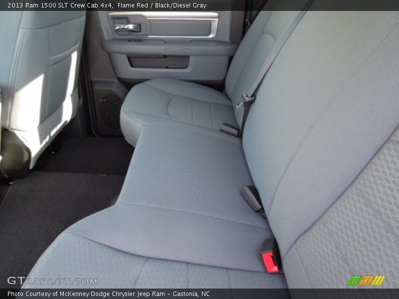 Flame Red / Black/Diesel Gray 2013 Ram 1500 SLT Crew Cab 4x4