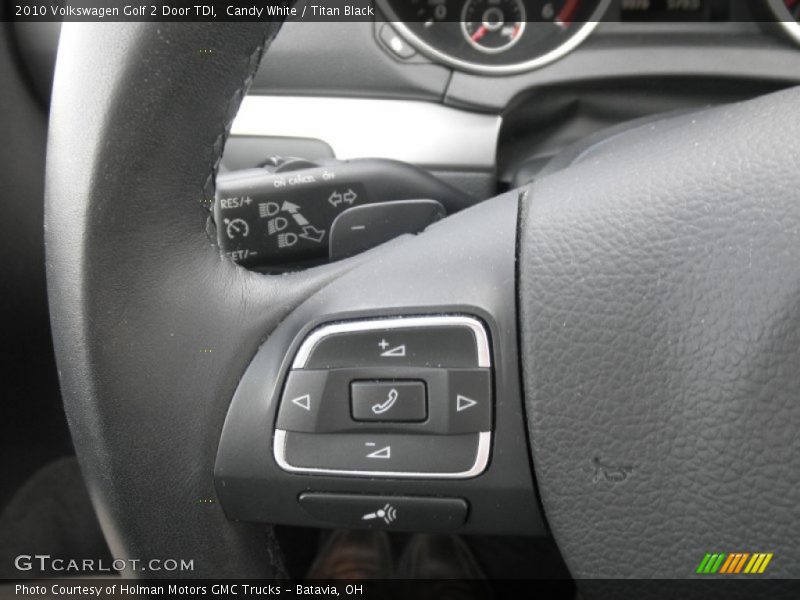Candy White / Titan Black 2010 Volkswagen Golf 2 Door TDI