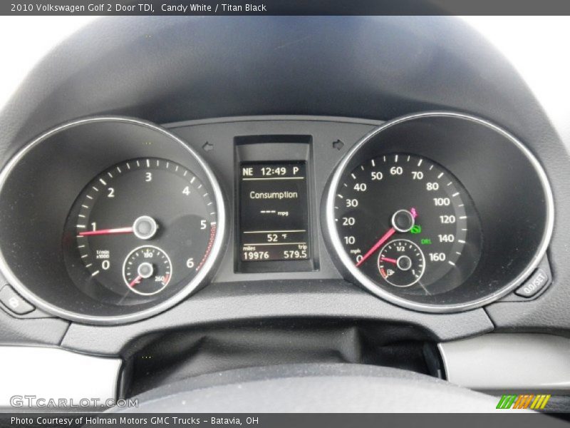Candy White / Titan Black 2010 Volkswagen Golf 2 Door TDI