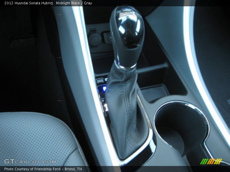 Midnight Black / Gray 2012 Hyundai Sonata Hybrid