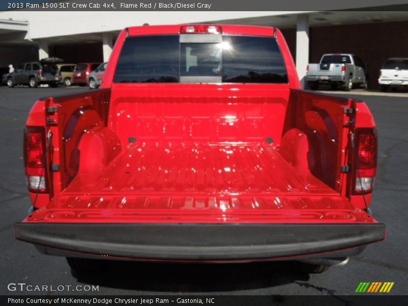 Flame Red / Black/Diesel Gray 2013 Ram 1500 SLT Crew Cab 4x4