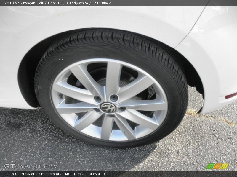 Candy White / Titan Black 2010 Volkswagen Golf 2 Door TDI
