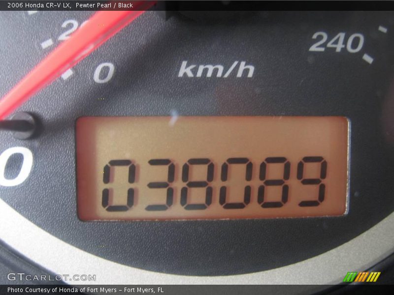 Pewter Pearl / Black 2006 Honda CR-V LX