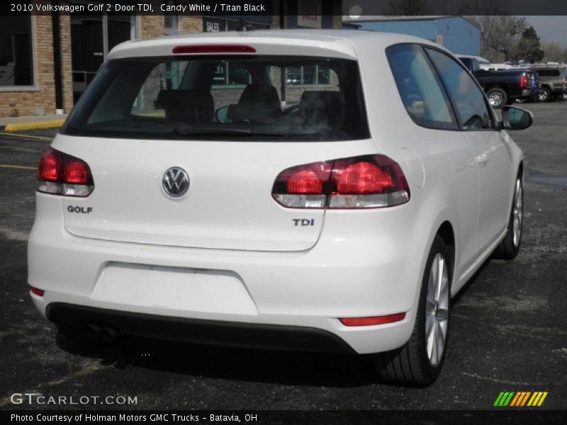 Candy White / Titan Black 2010 Volkswagen Golf 2 Door TDI