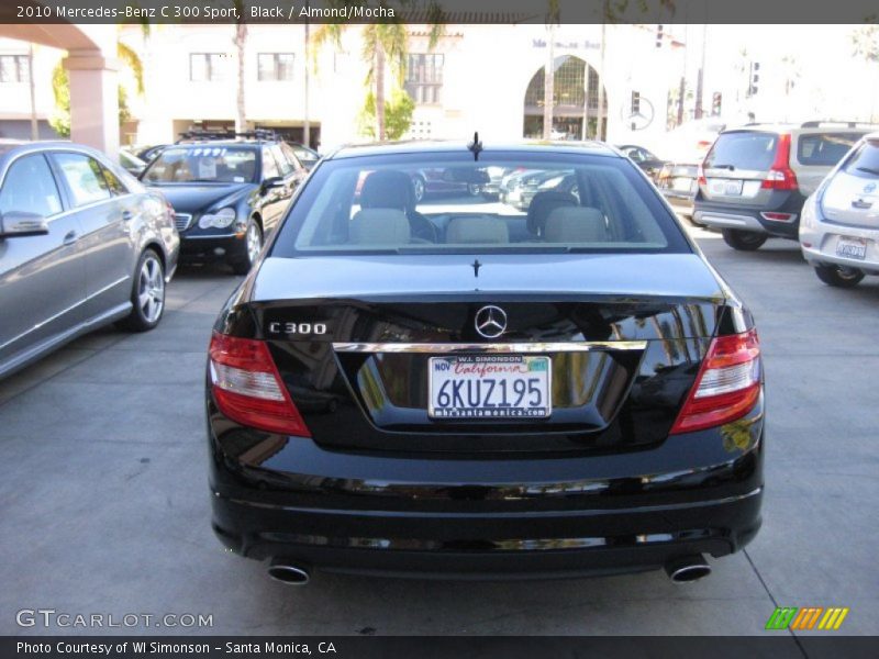 Black / Almond/Mocha 2010 Mercedes-Benz C 300 Sport