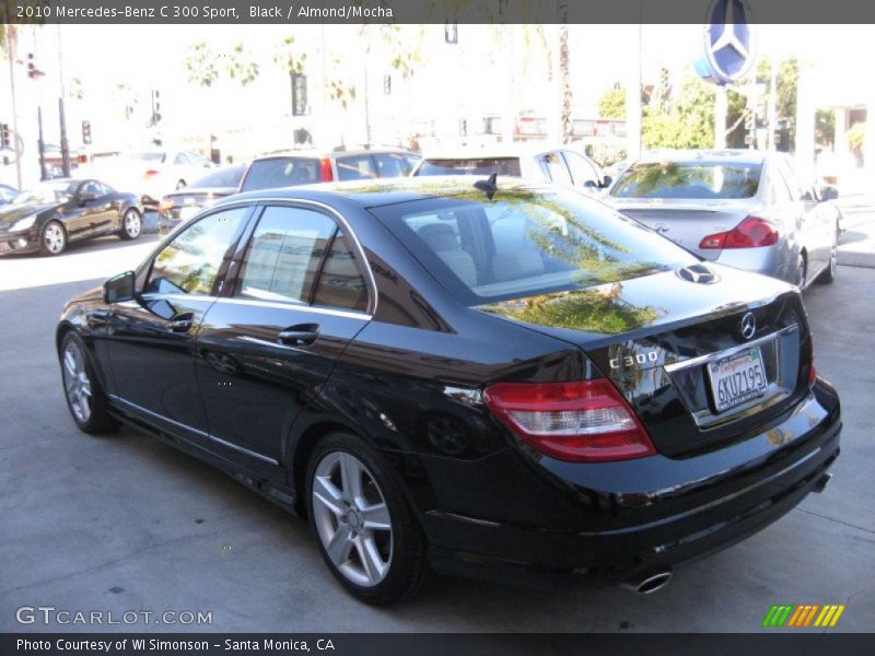 Black / Almond/Mocha 2010 Mercedes-Benz C 300 Sport