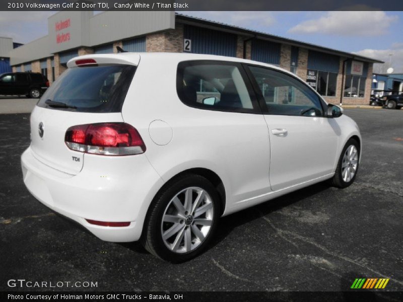 Candy White / Titan Black 2010 Volkswagen Golf 2 Door TDI