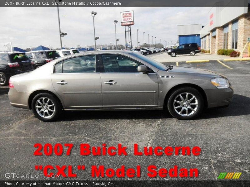 Sandstone Metallic / Cocoa/Cashmere 2007 Buick Lucerne CXL