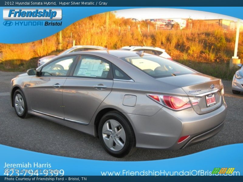 Hyper Silver Metallic / Gray 2012 Hyundai Sonata Hybrid
