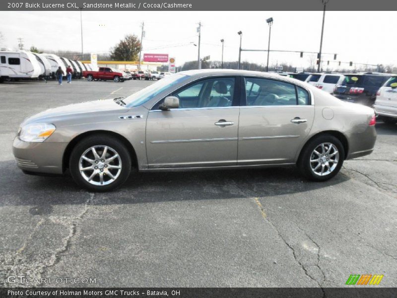 Sandstone Metallic / Cocoa/Cashmere 2007 Buick Lucerne CXL