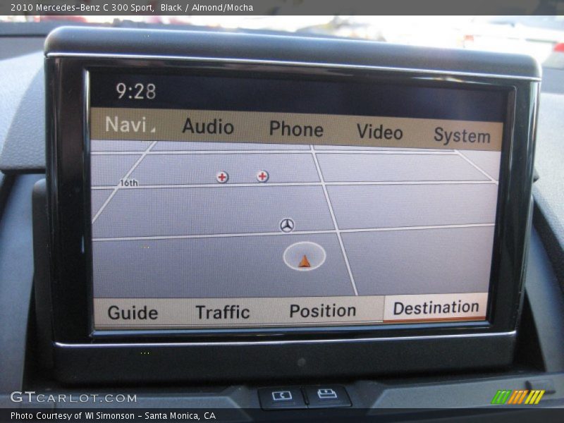 Black / Almond/Mocha 2010 Mercedes-Benz C 300 Sport
