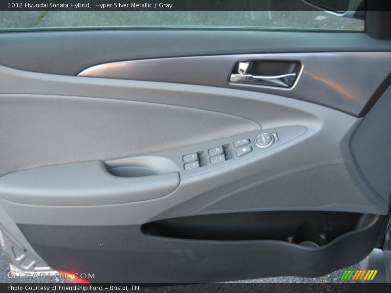 Hyper Silver Metallic / Gray 2012 Hyundai Sonata Hybrid