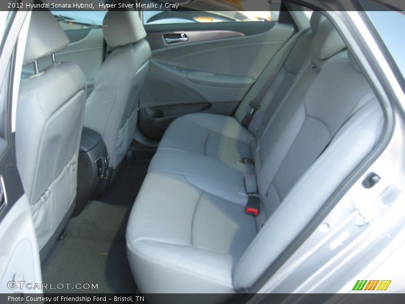 Hyper Silver Metallic / Gray 2012 Hyundai Sonata Hybrid
