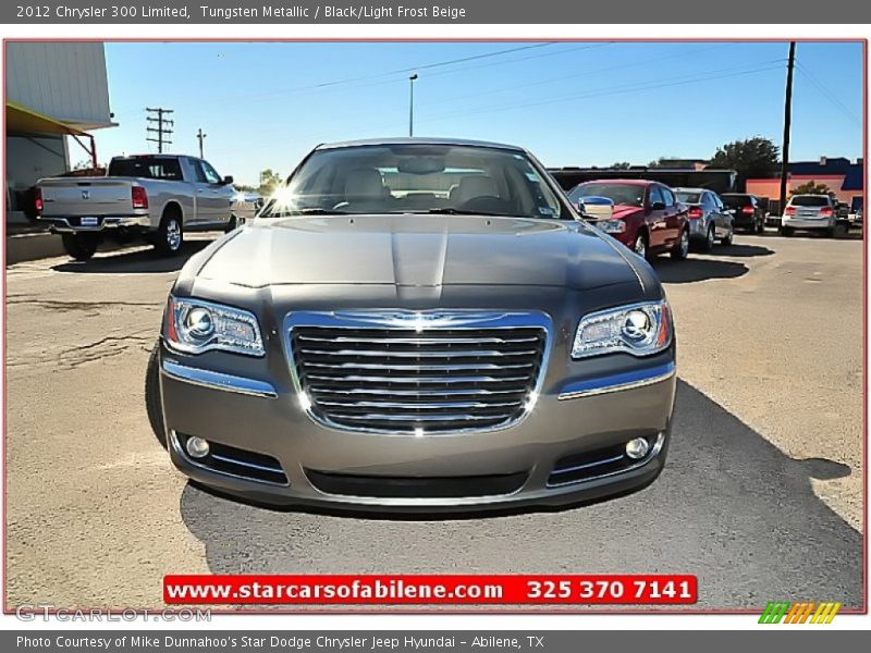 Tungsten Metallic / Black/Light Frost Beige 2012 Chrysler 300 Limited