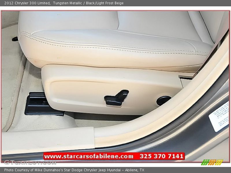 Tungsten Metallic / Black/Light Frost Beige 2012 Chrysler 300 Limited