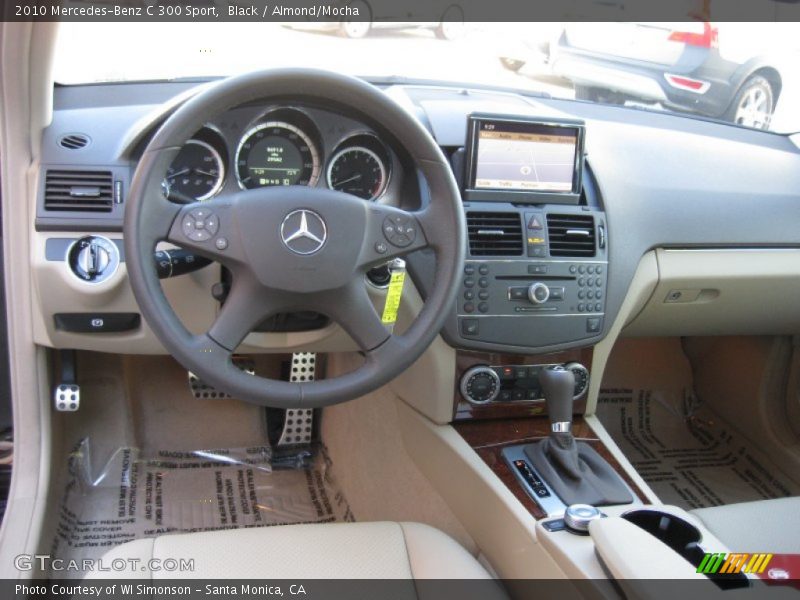 Black / Almond/Mocha 2010 Mercedes-Benz C 300 Sport