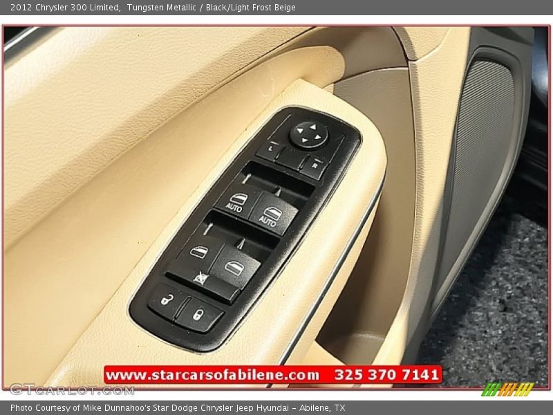 Tungsten Metallic / Black/Light Frost Beige 2012 Chrysler 300 Limited