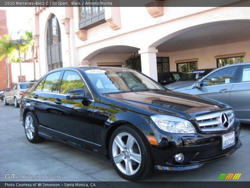 Black / Almond/Mocha 2010 Mercedes-Benz C 300 Sport