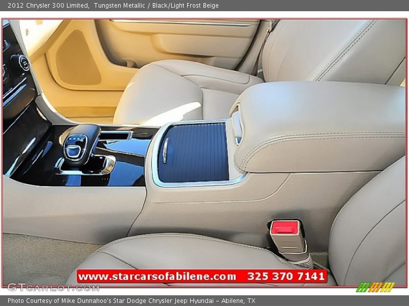 Tungsten Metallic / Black/Light Frost Beige 2012 Chrysler 300 Limited