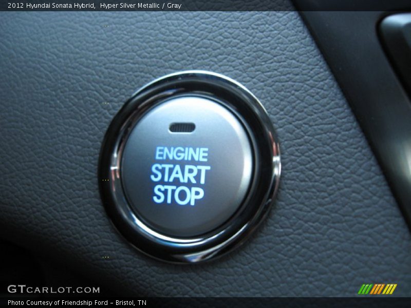 Hyper Silver Metallic / Gray 2012 Hyundai Sonata Hybrid
