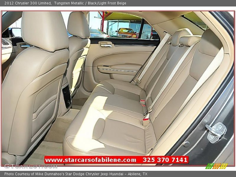 Tungsten Metallic / Black/Light Frost Beige 2012 Chrysler 300 Limited