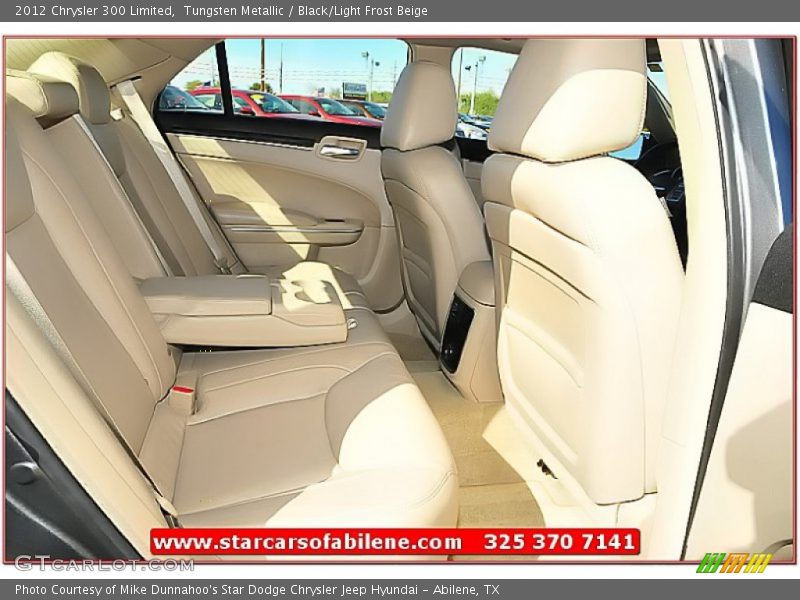 Tungsten Metallic / Black/Light Frost Beige 2012 Chrysler 300 Limited