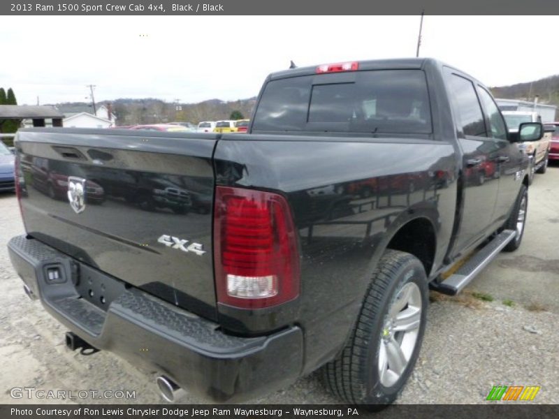 Black / Black 2013 Ram 1500 Sport Crew Cab 4x4