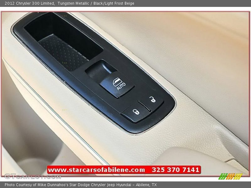 Tungsten Metallic / Black/Light Frost Beige 2012 Chrysler 300 Limited